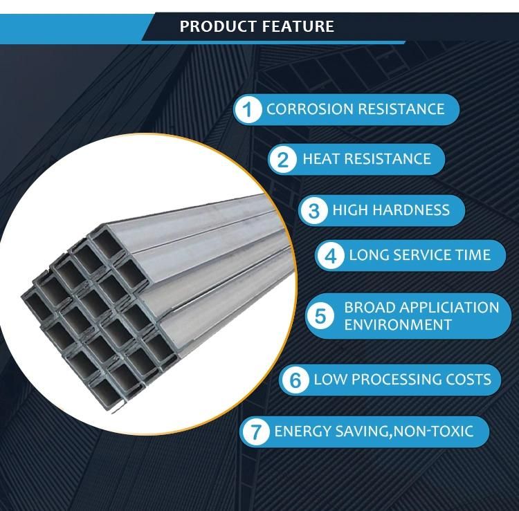 Q235/Q345 /Ss400 50-400mm Ms Hot Rolled Cold Formed Steel Profile Channel U / C Section Shaped Steel Channels