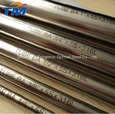 Industry Ss Seamless 304 304L 316 316L Stainless Steel Pipe
