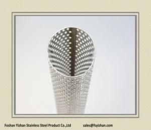 Ss409 54*1.0 mm Exhaust Repair Perforated Stainless Steel Tube