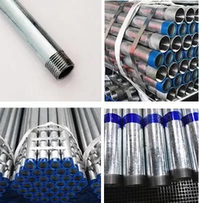 Pipe Factory High Quality Q235,BS1387,ASTM A53,A500,S235jr,Ss400 Pregalvanized Steel Pipe/Pregalvanized Welded Round Pipe/Round Tubes/Gi Pipe with Better Price