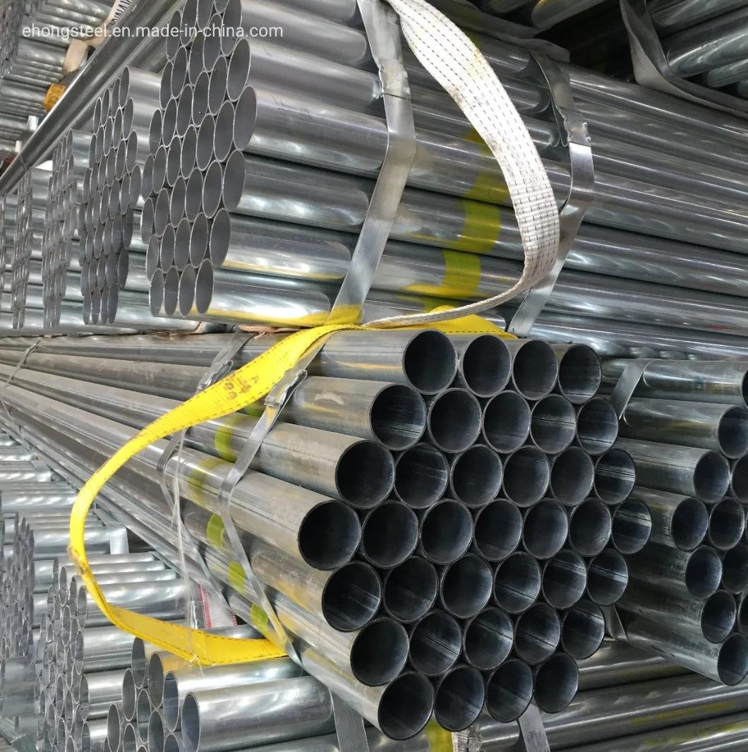 Wholesale Hot DIP ERW Seamless 6 Meter Gi Galvanized Steel Pipe