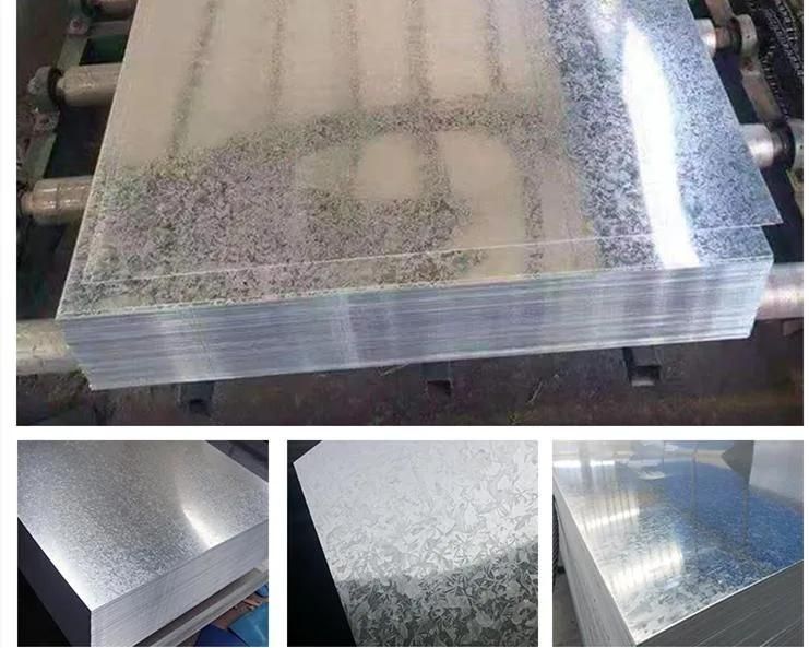 JIS BS Zhongxiang Standard or as Customer SPCC Galvanized Steel Plate