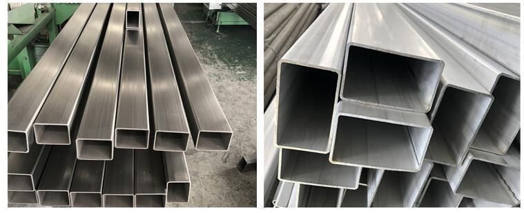 SUS 201 202 304 316 Stainless Steel Square Hollow Pipe Tube/Ss Tube Square for Building Materials