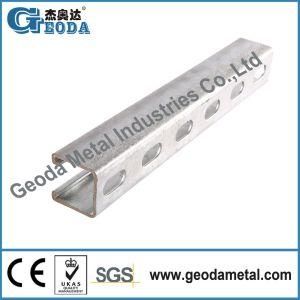 Cold Forming Steel Structure Metal Framing Slotted Strut C Channel