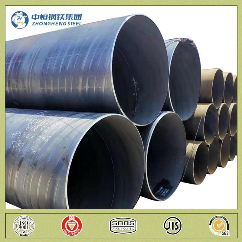 ERW Spiral Weld Black Round Carbon Steel Tube Pipe
