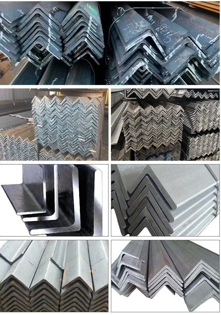 Galvanized and Black Mild Steel A572 Grade 50 Carbon Steel Angle Iron Bar 25X25mm Ms Angle Steel Price