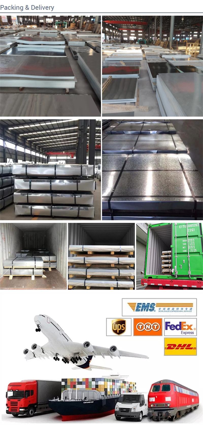 Q195 Q235 SGCC Secc Sgch Sghc Sgh340 Regular Spangle Galvanized Steel/Gi Steel Plate