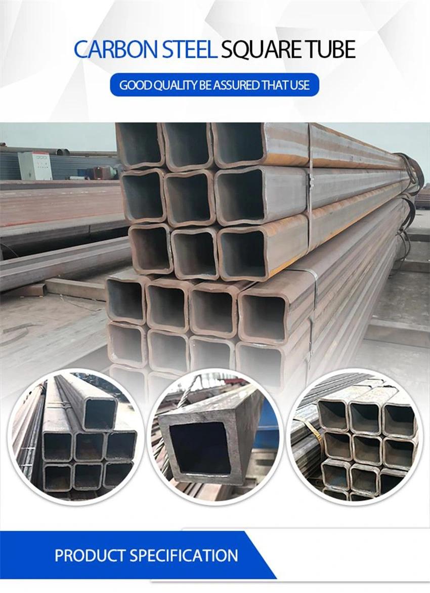 Black Iron Steel Square Tube 23mm Seamless Steel Pipe Tube