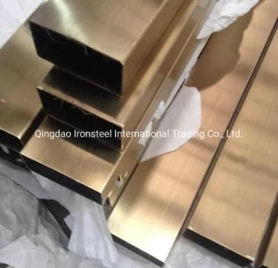 Grade 201/304/304L Mirror Finish 8K Polished Square/Rectangle Stainless Steel Pipe Decorative Pipes