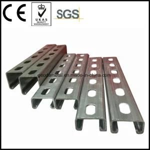 Building Materials Slotted Unistrut C Section Stainless Steel Channel