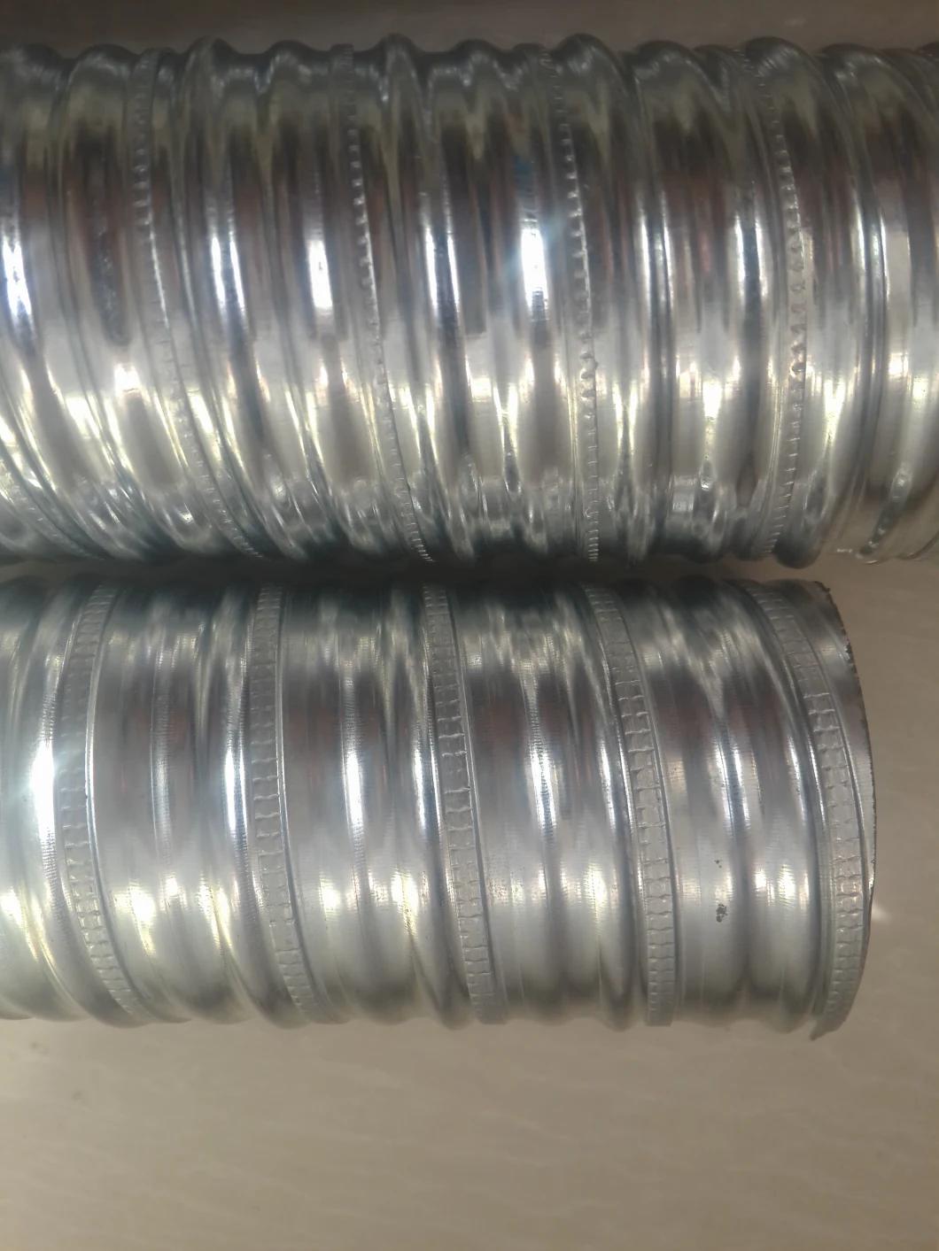 2021 Hot Post Tensioning Gi Coil Round Oval Flat Duct Machine Pipe Tube Cheap Price