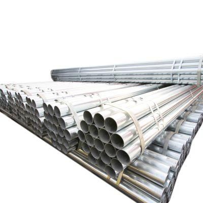 China Supplier Wholesale Gi ERW Carbon Steel Pipe Hot DIP Galvanized Steel Pipe Manufacturer for Construction Scaffolding
