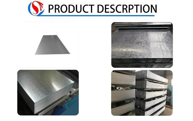 Building Material Hot Dipped Cold Rolled Galvanized Steel Sheet with ASTM ISO