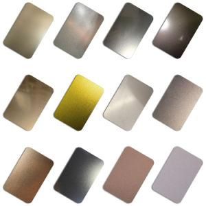 Factory Supplier Gold Mirror SUS 201 304 304L 316 316L Decorative Wall Panel 3D Embossed Stainless Steel Sheet Plate Panel