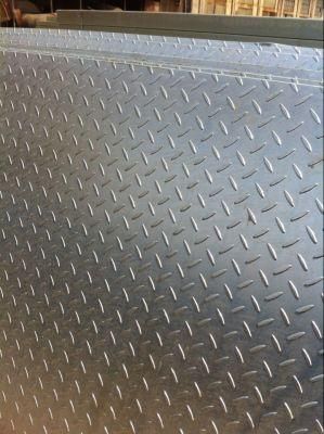 Tear Drop Checkered Steel Sheet with OEM Length