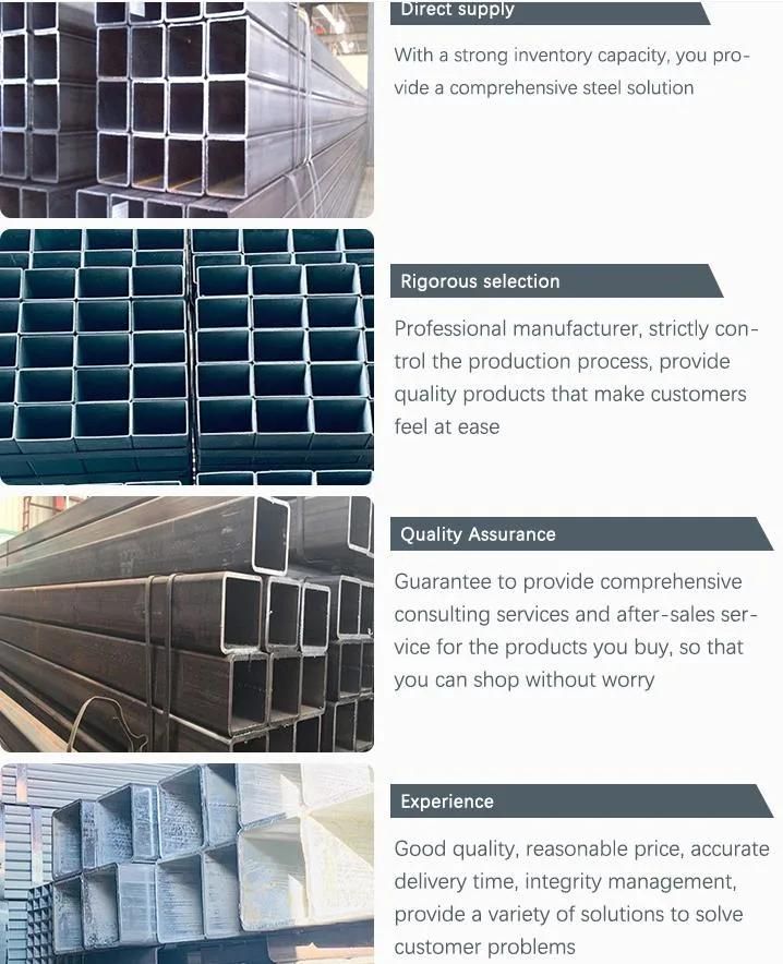 Hot Sale Low Carbon Steel Hot DIP Galvanized Carbon Steel Seamless Pipes and Tubes Seamless Square Tube Galvanized Seamless Square Tube Profiles Square Tube