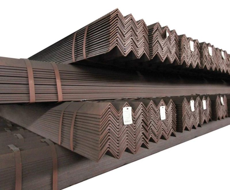 25*2.5mm 150*90*8mm ASTM A36 Carbon Steel Shaped Profiles Iron Angle for Building Material