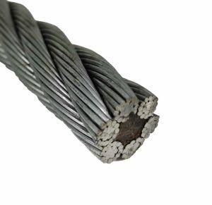 China Nantong Factory Elevator Steel Wire Rope 8X19s+Iwrc 6.5mm