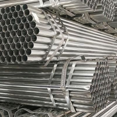 Factory Direct Supplying Round 1/2&quot; Pre Galvanized Steel Pipe and Oval 2&quot; Tubos Galvanizados for Greenhouse Structure