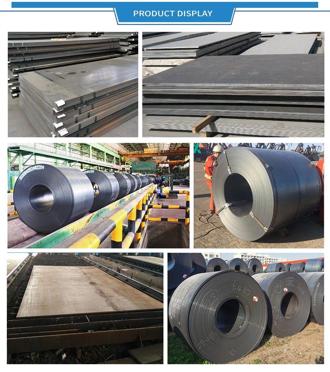 China Supplier High Strength Plate 1 Inch Thickness Q195c Q195D Q195e Hot Rolled Mild Carbon Steel Plate