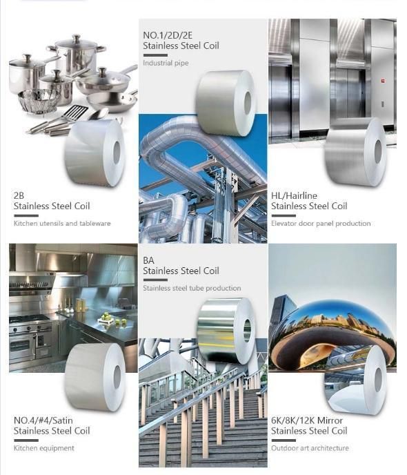 Stainless Steel Coil 201 306 316 Grade ASTM