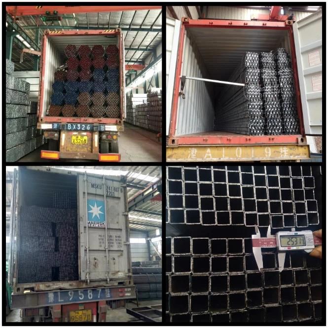 Ms Hollow Section Steel Tube ERW Black Annealed Steel Square Pipe