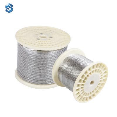 316 1*7 High Tension Stainless Steel Wire Rope 0.3mm- 25mm Stainless Steel Cable