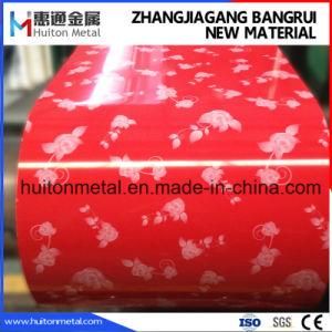 Prepainted Galvanized Steel Coil with Flower Design