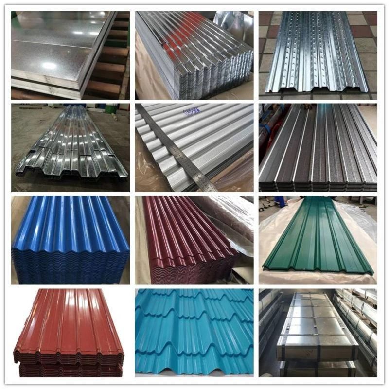 Faco Steel Roofing Sheet 0.11-0.8mm Galvanized/Galvalume/Aluzinc/Color Coated/PPGI Prepainted Corrugated Gi Roofing Metal Sheet