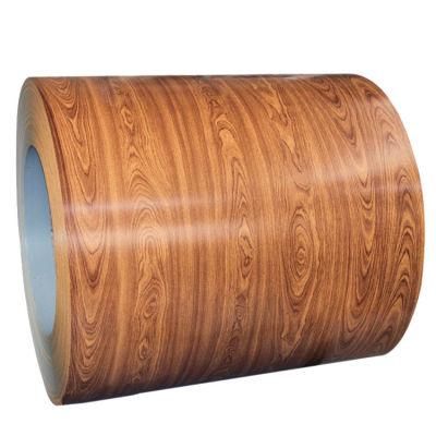 Wooden Grain PPGI/PPGL Steel Coil Wall Panels Use Color and Pattern Coated Prepainted