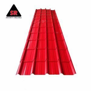 Common Red Color Aluminium Galvanized Steel Roofing Sheet