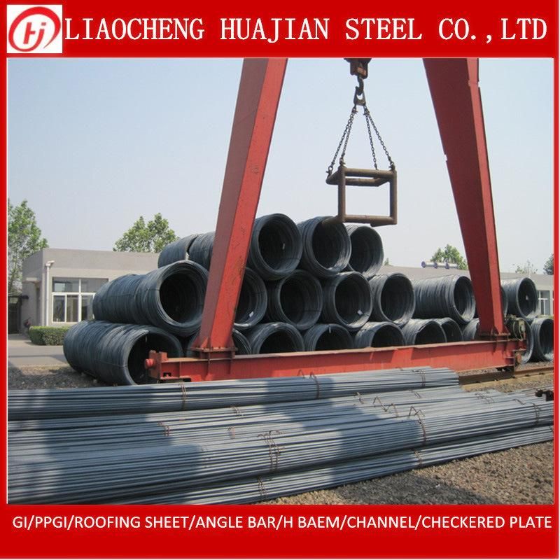 Iron Rod Bar Material Steel Rebar in Coil