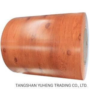 Wooden Pattern PPGI and PPGL Color Coated Steel Coil