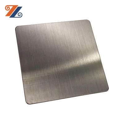 Hongwang Supply Best Quality 4X8 Stainless Steel Metal Decor Cutting Sheet Hairline Titanium Coated Gold Rose Gold Color