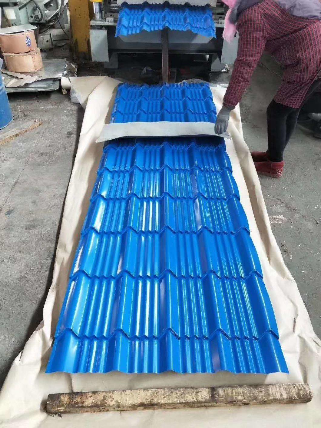 Color Coated Corrugated Steel Zig Zag PPGI Sheet