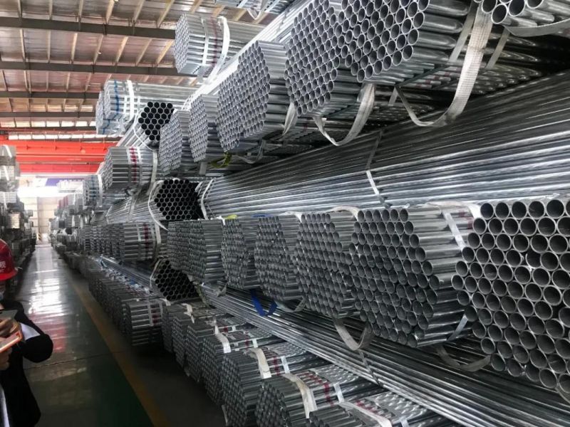 API 5L Water Line Pipe, ERW Steel Pipe, Black Painting Carbon Steel Pipe