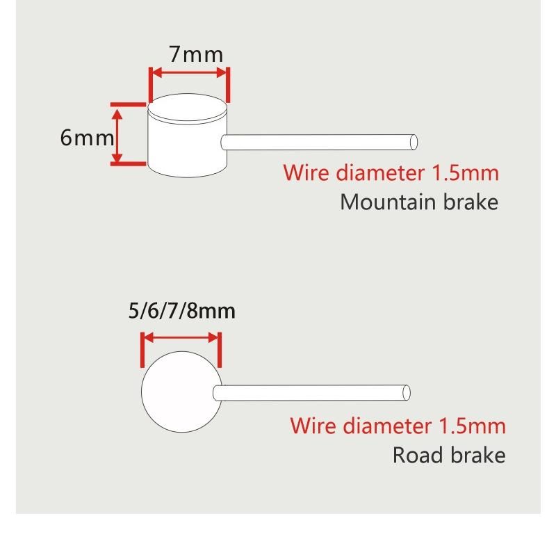Automobile Motorcycle Control Cable Brake Cable Galvanized Steel Wire Rope 1*19 7*7 Cable with End Head