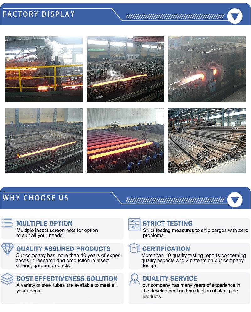 ASTM GB/ T8162 API 5CT Seamless Steel Pipe Tube Black Pipe