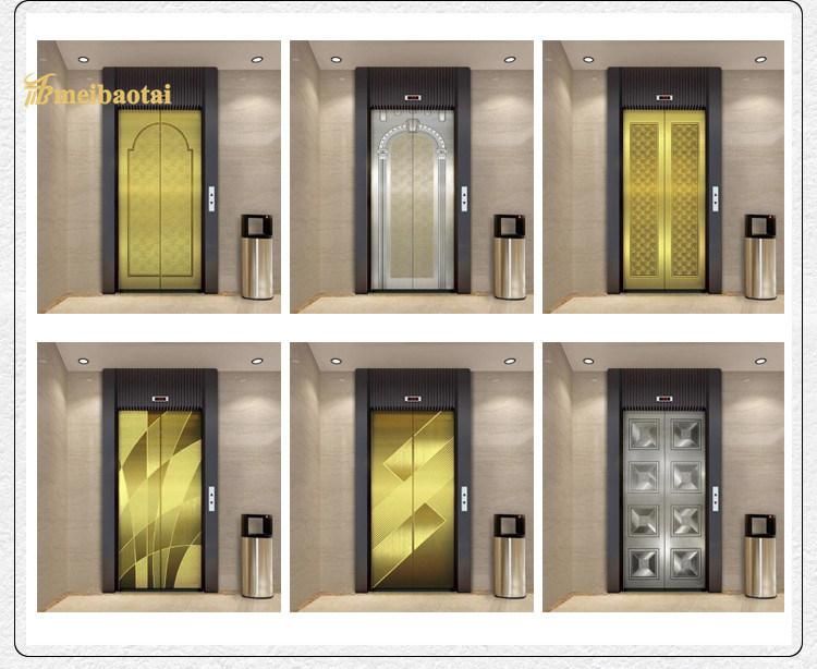 Hot Sell Ss 304 Stainless Steel Sheet Elevator Door Panel for Elevator Lift Door