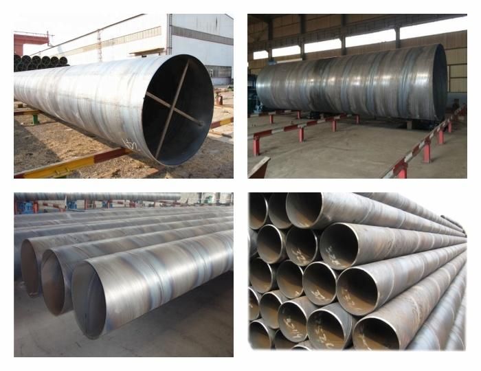 1/66mm-20mm Thick Steel Tube SSAW 609 mm Carbon Steel Pipe Helical Seam Spiral Welded Steel Pipe