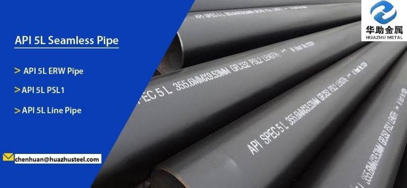 ASTM A106/ API 5L / ASTM A53 Grade B Seamless Steel Pipe for Oil and Gas Pipeline