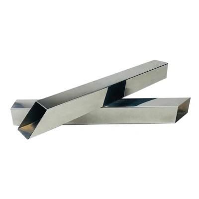 JIS 201 304 Square Steel Tube Stainless Steel Pipe Custom Cut Stainless Steel Tube