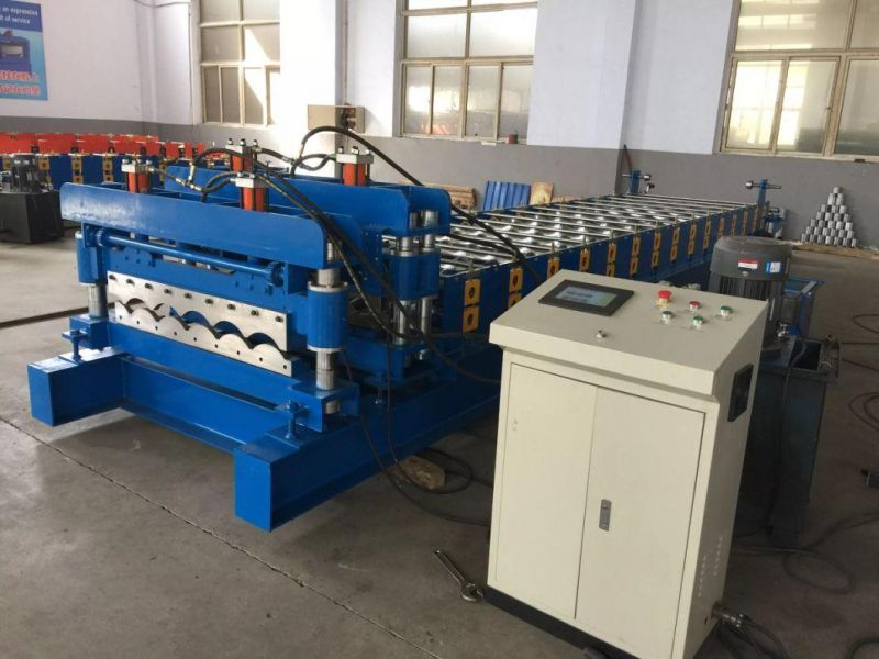 Effective Metal Galvanized Roof Tile Sheet Roll Forming Machine