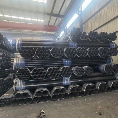 114 mm Diameter Carbon Steel Seamless Pipe Schedule 80 Big Black Iron Tube