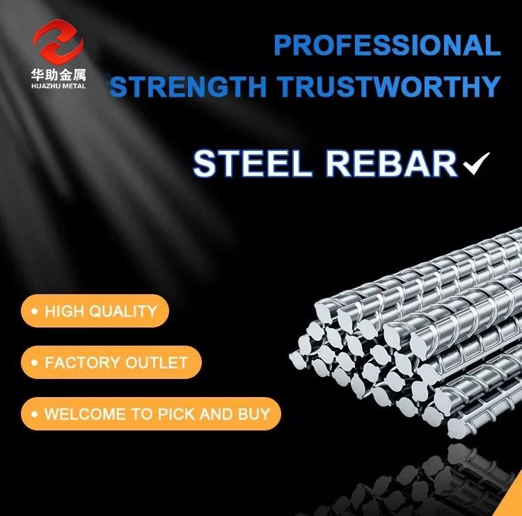 High Strength Cold Rolled 20mnsi 20mnv 25mnsi BS20mnsi Steel Rod Deformed Rebar for Building Construction