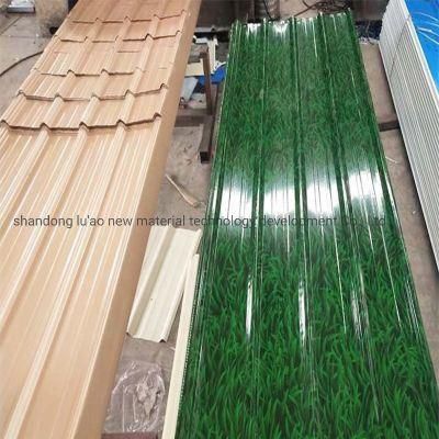 PPGI Color Coated Corrugated Steel Sheet Factory Az Coating 40-50GSM Roofing Wave Tiles 0.3-0.6mm &amp; 662-914mm