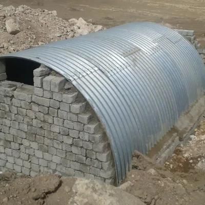 Corrugated Metal Pipe, Storm Water Drainage, Culvert, Drain Hot DIP Round Flexible Galvanized Corrugated Steel Culvert Pipe