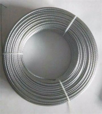 AISI 304 316 7X7 Stainless Steel Wire Rope High Tensile Quality Use for Crane Structural General Industry
