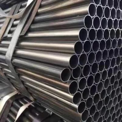 Factory Round Section Shape ERW Black Steel Pipe for Building and Construction