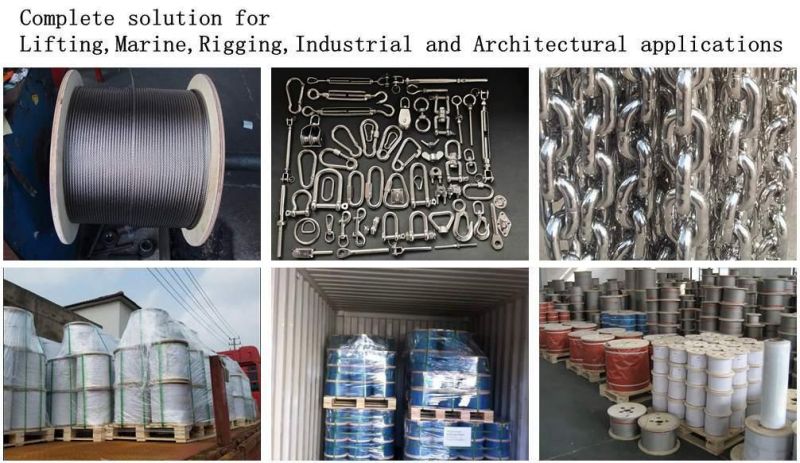Anti-Corrosion Stainless Wire Rope for Industrial Construction